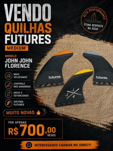 Quilhas futures Medium - Jhon Florence 