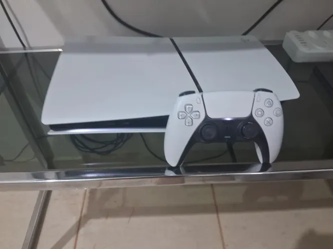 PS5 Slim 1TB + Controle Original + Caixa - Impecável