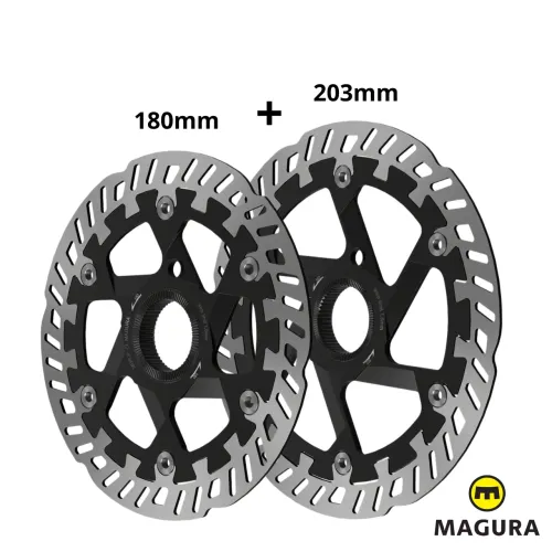 Par De Discos Rotores Magura Mdr-p 180mm e 203mm Centerlock