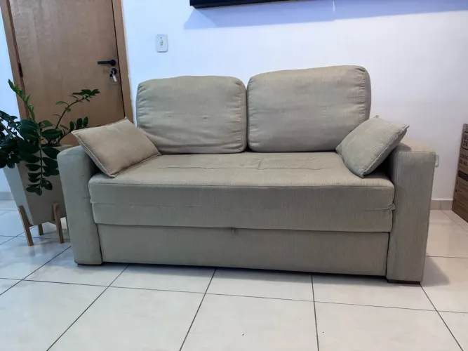 Sofá cama 160cm, dois lugares
