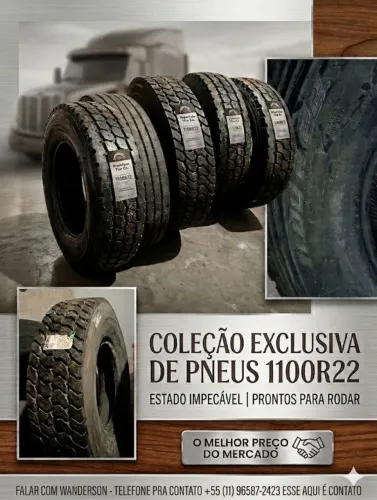 COLEÇÃO EXCLUSIVA DE PNEUS 1100/22 