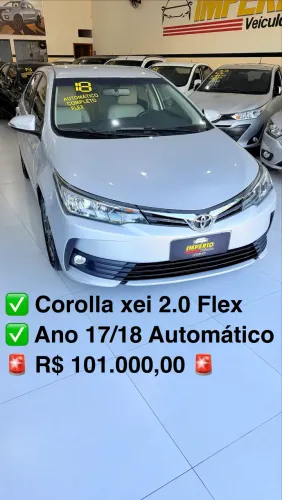 Toyota Corolla XEI 2.0 Flex 16V Aut. 2018