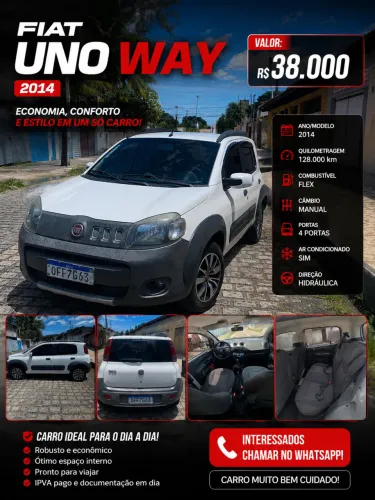 Fiat Uno WAY Celeb. 1.0 EVO Fire Flex 8V 5P 2014