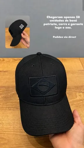 Boné patriota