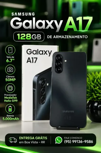 Galaxy A17 128GB - Novo Lacrado!