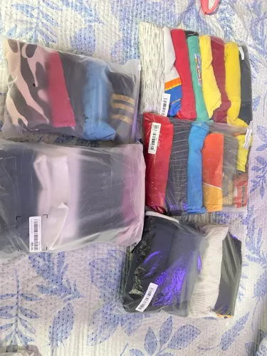 Lote de roupas masculinas infantil