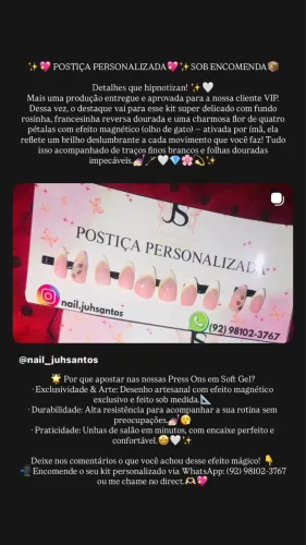 POSTIÇA PERSONALIZADA~SOB ENCOMENDA