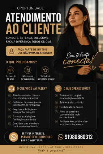 Atendimento ao cliente