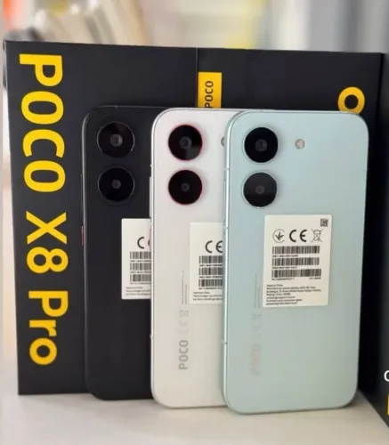 POCO X8 Pro 5G 8/512GB Câmera 50MP Tela Amoled 120hz Bateria 6500mAh Aceitamos Cartões (SE