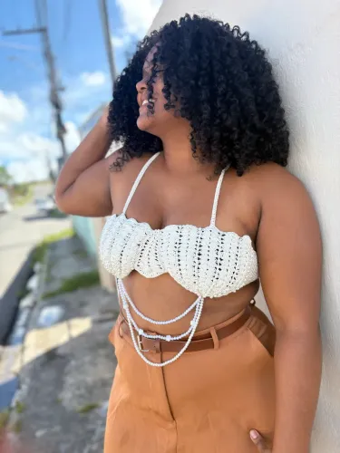 Top sereia em croché ?