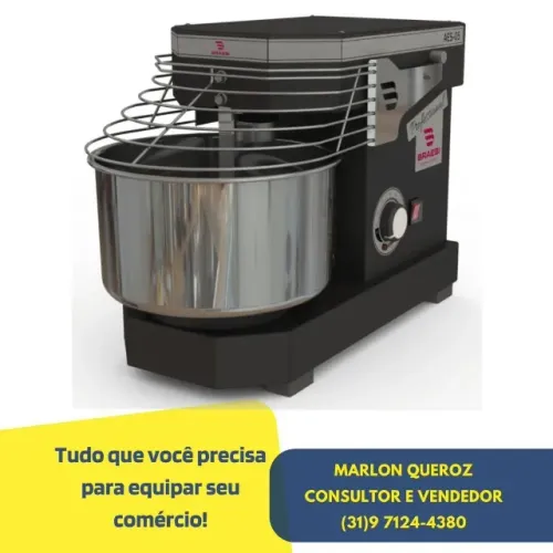 Amassadeira Espiral 5Kg Braesi Bivolt Nova