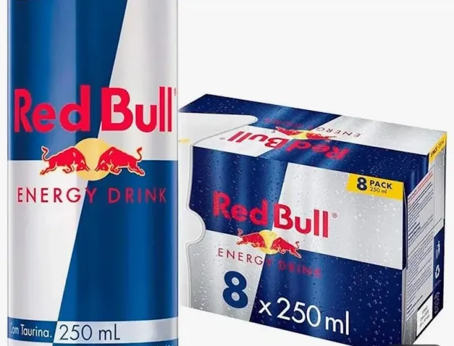 Pack com 8 Red Bull tradicional original de 250ml