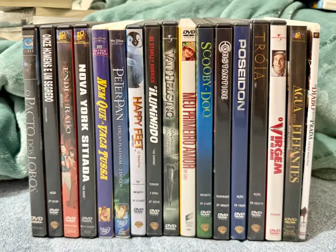 Lote de DVDs