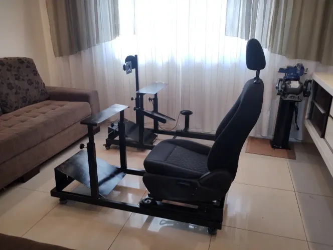 Cokpit simulador de corrida