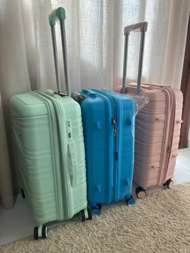 Mala Viagem 23kg Polipropileno Super Seguro Ótima Qualidade