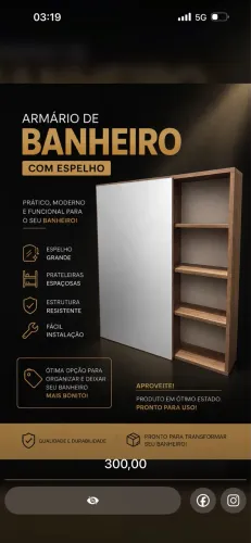 ARMÁRIO BANHEIRO