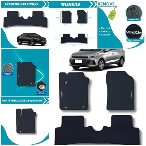 Tapete Premium HB20S 2023 até 2026
