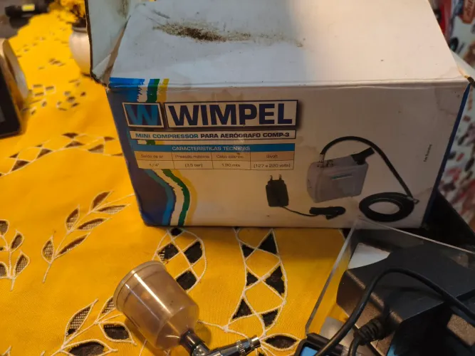 Mini compressor aerógrafo