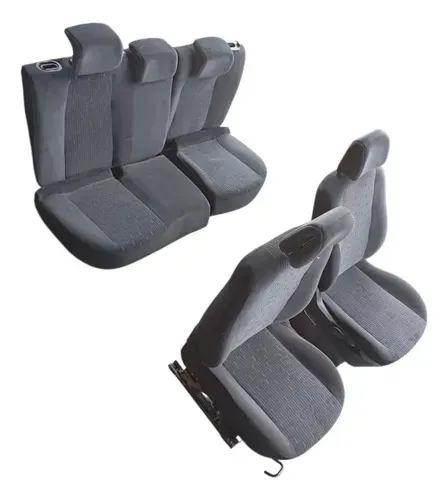 Kit Jogo Banco Assento Renault Megane Grandtour 2006 2012 Preto