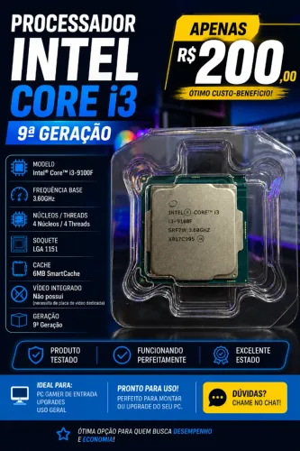 I3 9100F