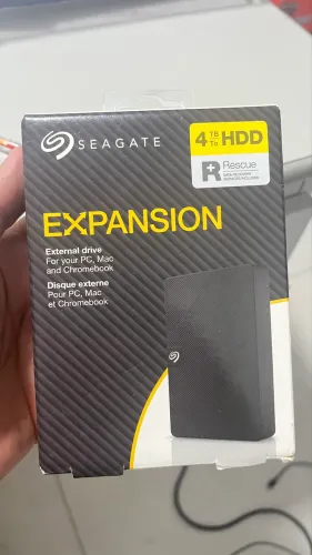 HD externo 4TB expansion Seagate (na caixa) selado/novo