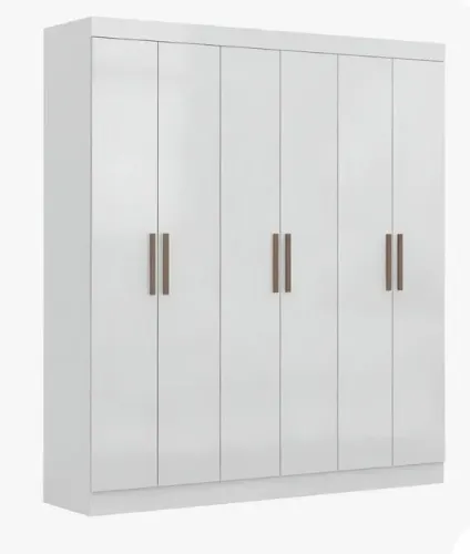Guarda roupa de casal acabou de ser desmontado semi-novo 6 portas
