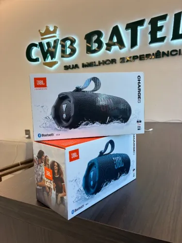 JBL Charge 6 Preto ou Azul Lacrado Nacional - Loja Fisica
