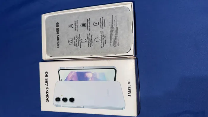 Samsung Galaxy A55 5G 256GB Azul Claro ? Impecável
