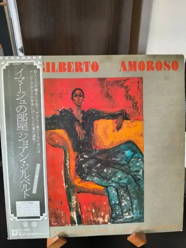 LP João Gilberto - Amoroso - Japan com OBI e encarte