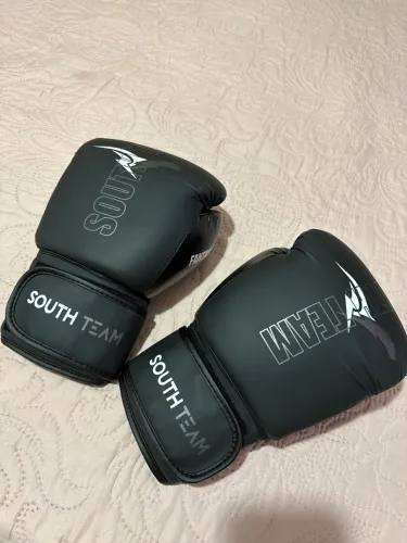 Luvas De Boxe Muay Thai Preta 14OZ