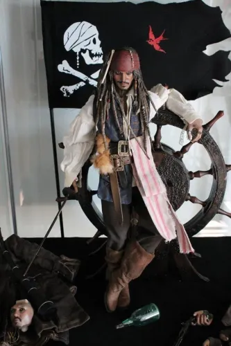 Jack sparrow dx06 1/6 hot toys action figure
