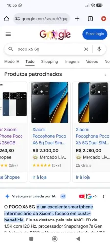 Celular xaimi poco x6 5G vende-se ou troca com volta