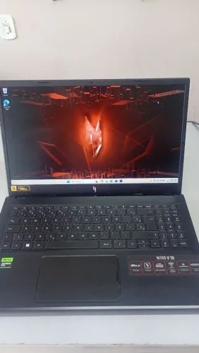 Notebook Acer Nitro V15 Core I5 13ª geração 16 GB Ram DDR5 M2 512gb RTX 3060 6gb vídeo