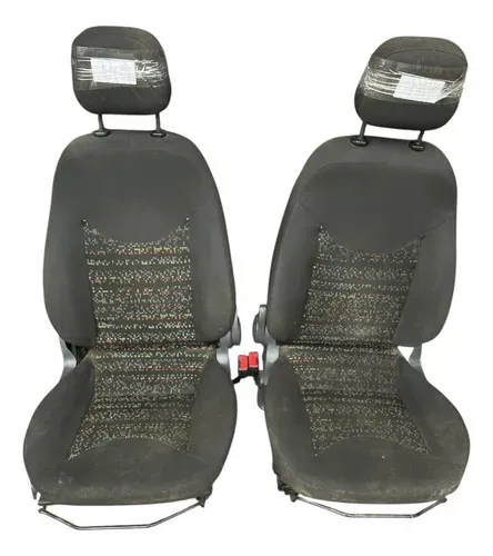 Par Banco Dianteiro Fiat Fiorino 2016/2022 Preto