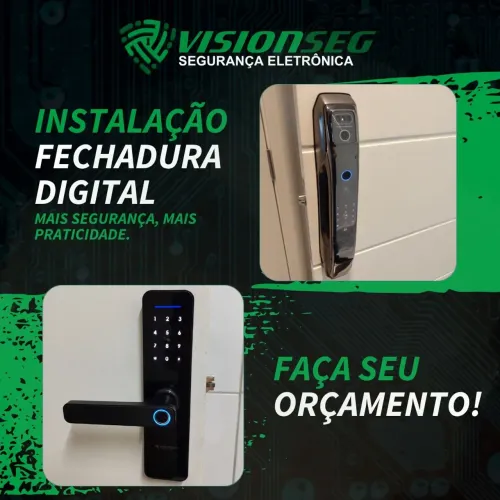 Instalação Fechadura Digital Eletrônica Inteligente