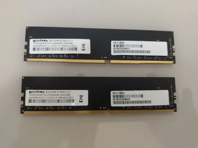 DDR4 16GB 2400 Mhz (2X8) GoldKey para desktop