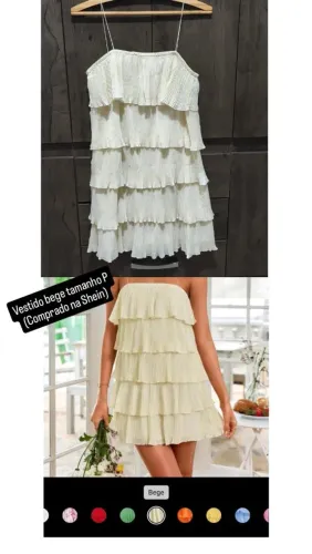 Vestido Bege P