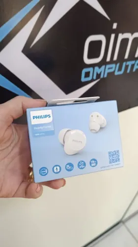 Fone de Ouvido Philips TAT1209 Bluetooth Branco Loja Coimbra COmputadores Entregamos 