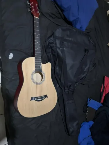 Violão Aço Acustico + capa + jogo de corda extra