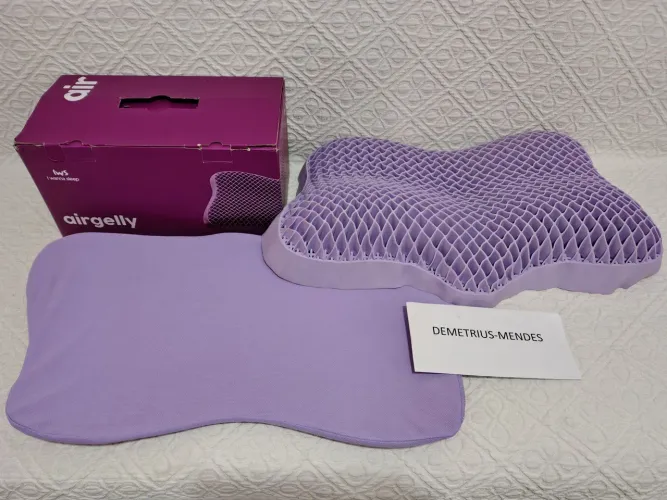 Travesseiro Cervical Airgelly 2.0 - Original e Completo!