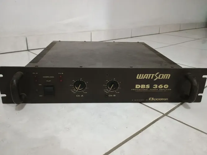 Amplificador Wattsom DBS 360 preto 90w 127/220v 