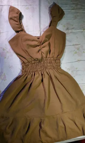 Vestido Marrom