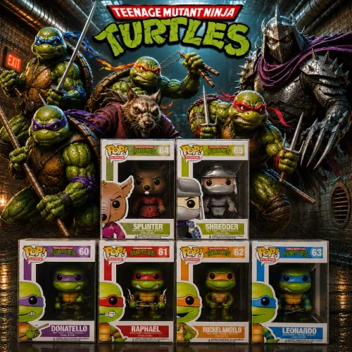 Funko Pop Teenage Mutant Ninja Turtles Set 6/6