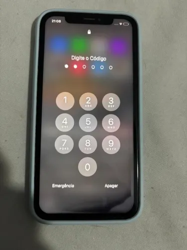 IPhone XR Versão Azul 64GB usado