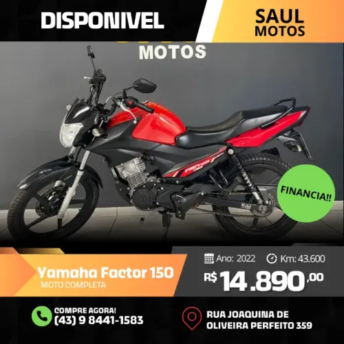 YAMAHA FACTOR 150, ANO 2022