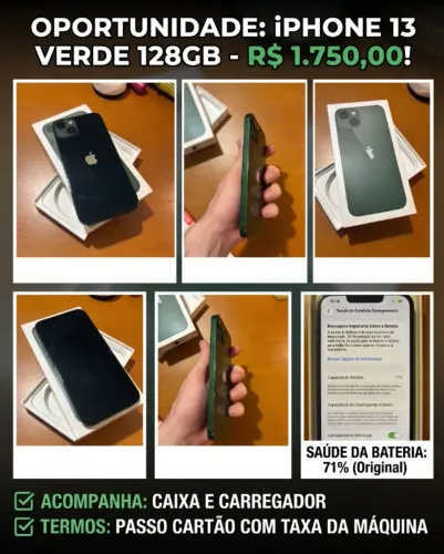 Iphone 13 Verde 128GB
