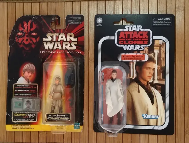 "Promoção" Star Wars - duas Action figures do Anakin