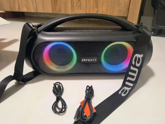 Caixa de Som Boombox AIWA BBS-02-A 50W