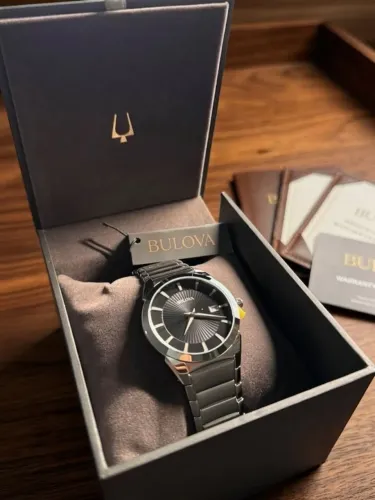Bulova Relógio masculino de quartzo 96B149