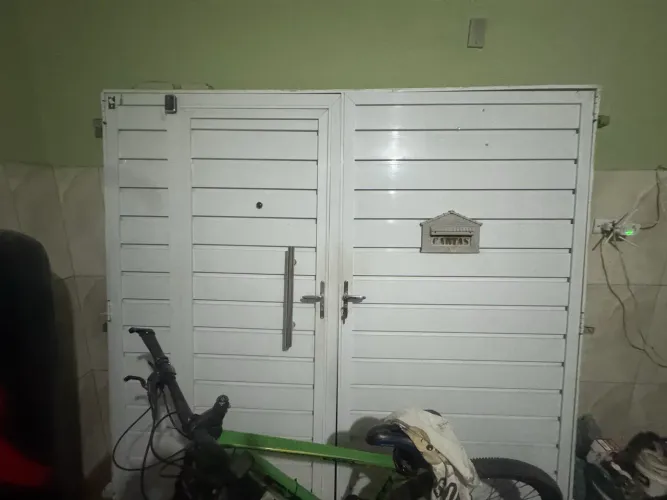 Portão de alumínio 2 partes